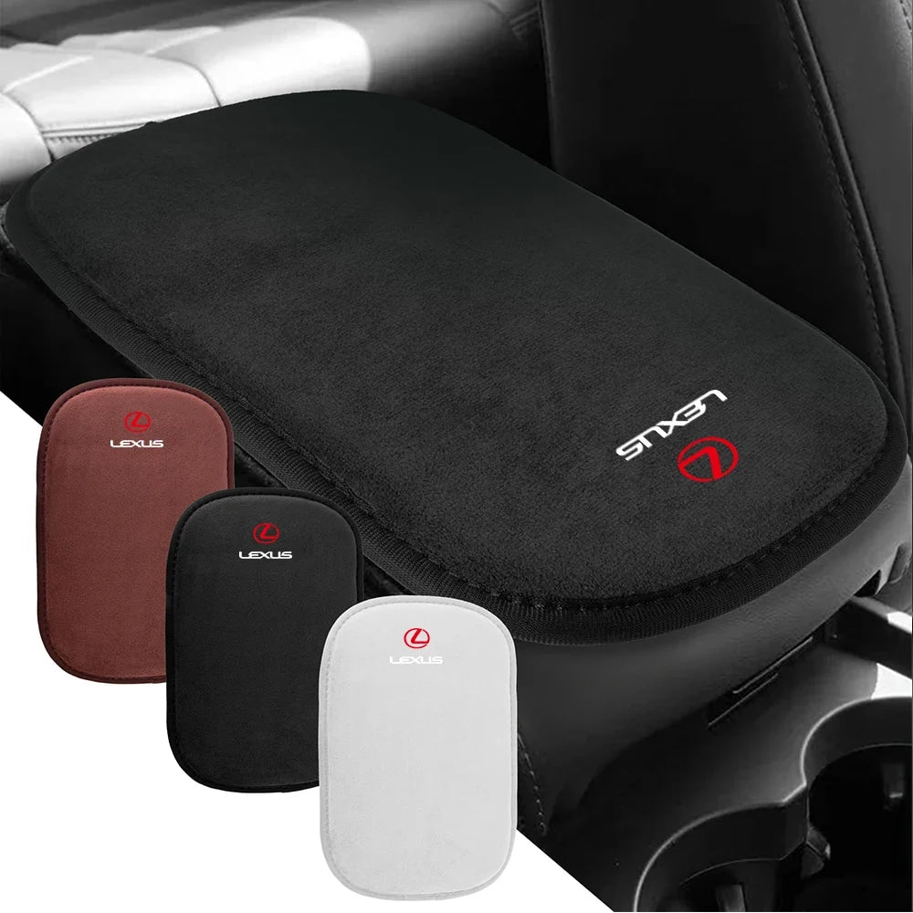 Car Fur Anti-slip Armrest Pad Cover Protective Mat Auto Accessories For Lexus LS LC IS350 ES300h ES300 IS250 IS220d NX350h GS350