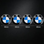 4Pcs 56/68mm Wheel Center Caps Emblem Badge For BMW 50th Anniversary E90 E60 F10 F20 G20 G30 E53 E85 E70 E84 F48 1/3/5/7 Series