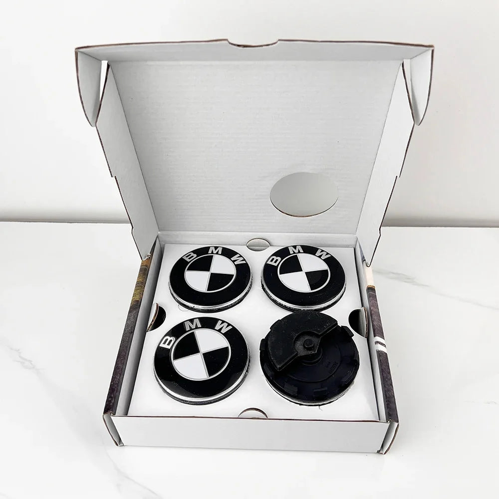 4Pcs For Bmw 50th Anniversary E36 F20 E46 E39 E38 E90 E60 E87 E34 E53 X3 X5 X6 M2 Floating 68mm 56MM Car Wheel Hub Center Cap