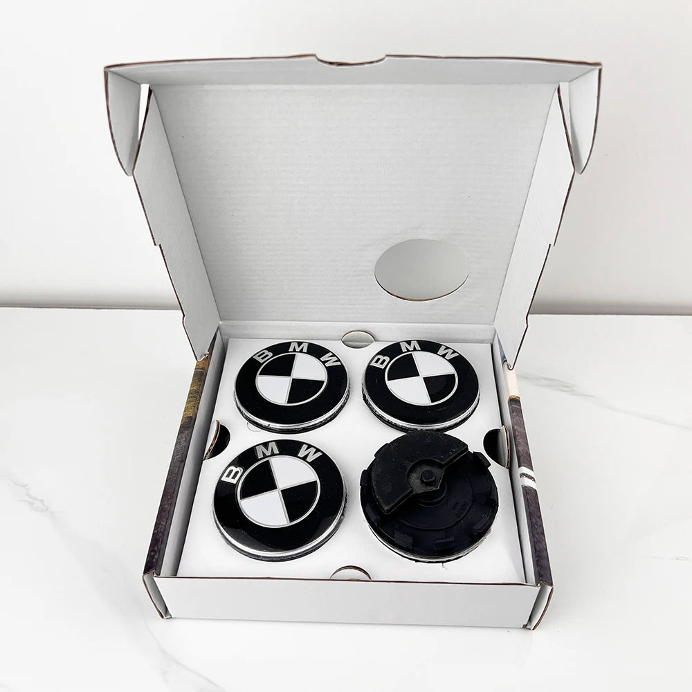 4Pcs For Bmw 50th Anniversary E36 F20 E46 E39 E38 E90 E60 E87 E34 E53 X3 X5 X6 M2 Floating 68mm 56MM Car Wheel Hub Center Cap