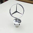 1pcs 44MM Chrome Car Star Hood Badge Front Emblem Logo for Mercedes Benz C E S Class W204 W205 W212 W213 W211 W220 W222 W223