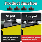 4pcs Lifting Jack Pads for Tesla Model 3 Y S X Juniper 2026 2025 2024 Accessories Rubber Pucks Chassis Lift Stands Adapter Case
