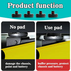 4pcs Lifting Jack Pads for Tesla Model 3 Y S X Juniper 2026 2025 2024 Accessories Rubber Pucks Chassis Lift Stands Adapter Case