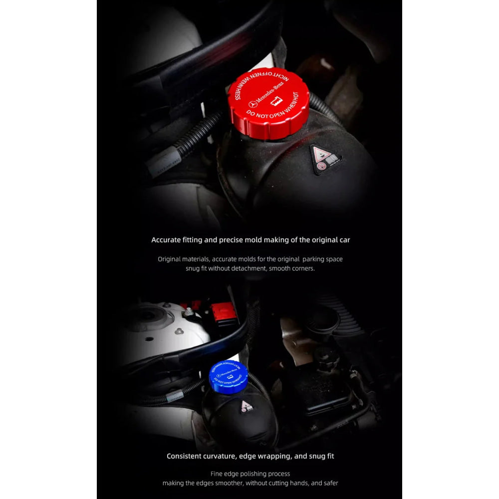 Car Water Tank Cap Protection Cover Accessories Hubcap For Mercedes Benz AMG W204 W205 W203 W211 W212 W213 W201 W210 W169 W220
