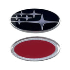 58x29mm Alloy Car Steering Wheel Logo Emblem Sticker Decals for Subaru FORESTER IMPREZA XV STI WRC WRX BRZ LEGACY OUTBACK LEVORG