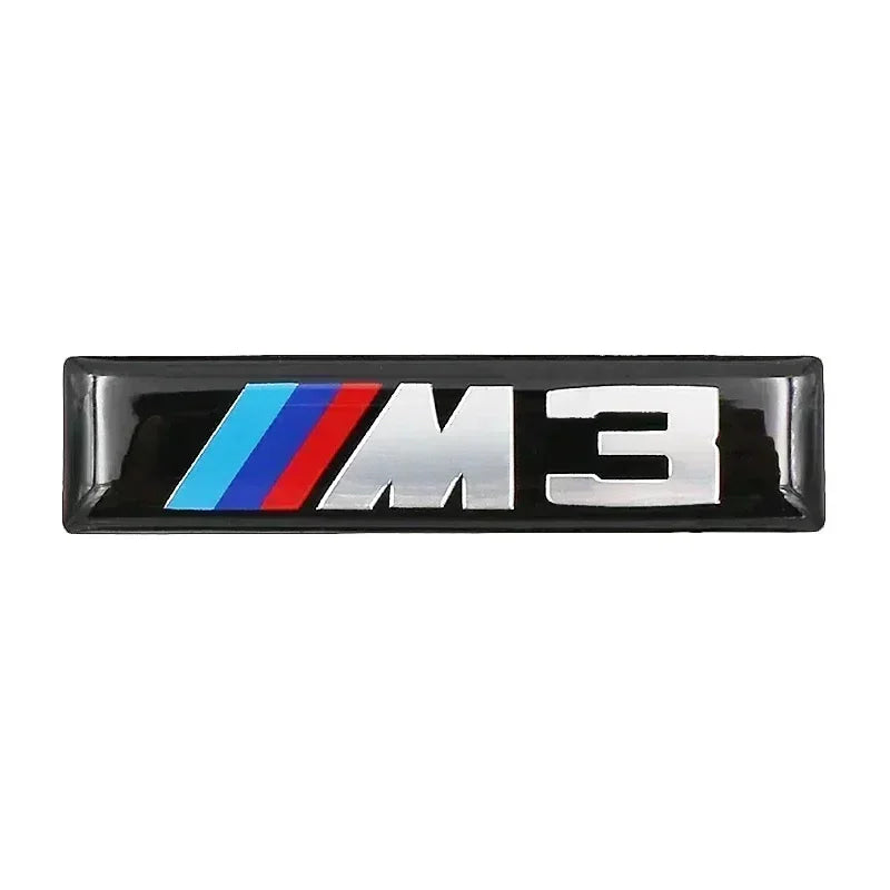 Silicone car badge sticker BMW M M3 M5 performance E36 E46 E39 E53 E90 E60 E61 E93 E87 F10 X1 X3 X5 full range accessories