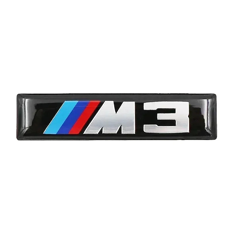 Silicone car badge sticker BMW M M3 M5 performance E36 E46 E39 E53 E90 E60 E61 E93 E87 F10 X1 X3 X5 full range accessories
