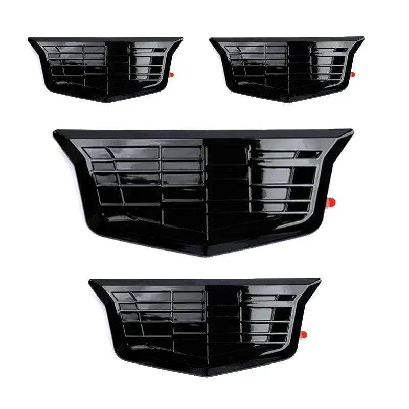 Front Rear Emblem Steering Wheel Sticker Side Badge Logo Refit Replacement Accessories for Cadillac CT4 CT5 CT6 XT4 XT5 XT6