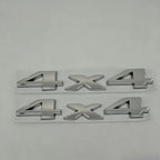 3D Metal 4X4 Letter Emblem Badge Stickers Car Trunk Logo For Jeep Wrangler Grand Cherokee Compass Overland Decor Accessories