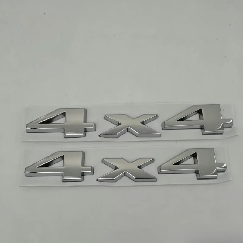 3D Metal 4X4 Letter Emblem Badge Stickers Car Trunk Logo For Jeep Wrangler Grand Cherokee Compass Overland Decor Accessories