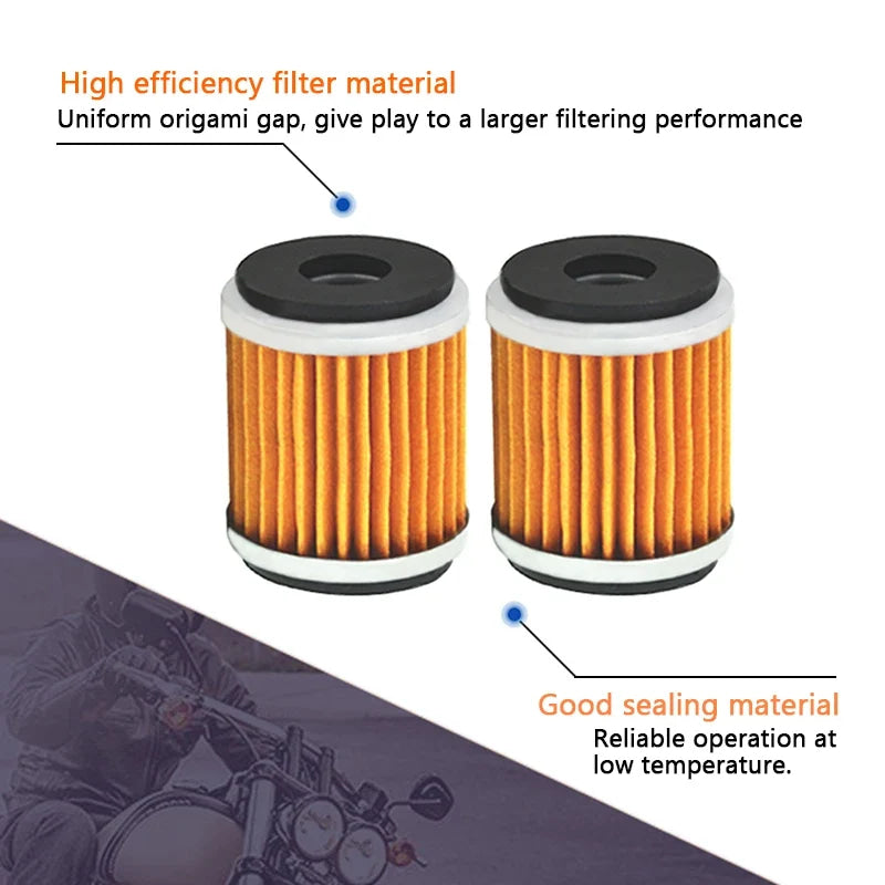 5/10Pcs R125 Oil Filter Motorcycle Oil Filter Replacement for Yamaha WR125 250 YZ450 Filter Element