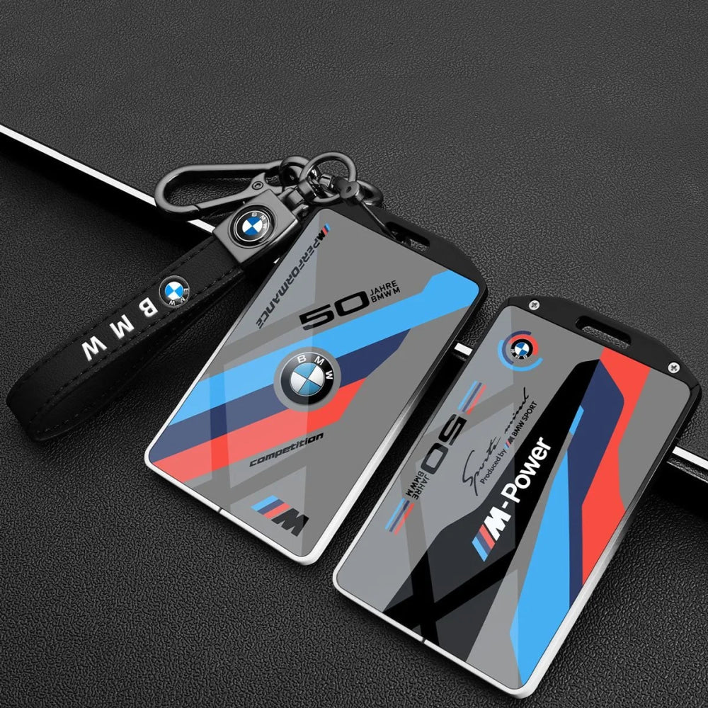 Car Keychain For BMW Card Key Protection Cover New X1/7 Series 5 4 3 Series X5 Shell X7 Buckle 535li Advanced NFC Five Series