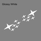 2PCS Car Side Door Creative Stars Stickers Auto Accessories For Subaru Impreza WRX STI GDB GVB VA 2018 2009 2008 2014 2002 2015