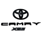 3pcs ABS Overlay logo for Toyota 2018-2024 Camry modified three-dimensional covering 3D SE XSE trunk sticker car accessories