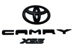 3pcs ABS Overlay logo for Toyota 2018-2024 Camry modified three-dimensional covering 3D SE XSE trunk sticker car accessories