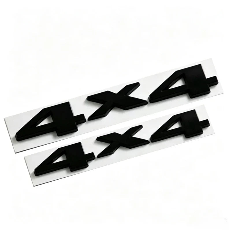 3D Metal 4X4 Letter Emblem Badge Stickers Car Trunk Logo For Jeep Wrangler Grand Cherokee Compass Overland Decor Accessories