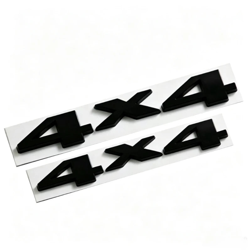 3D Metal 4X4 Letter Emblem Badge Stickers Car Trunk Logo For Jeep Wrangler Grand Cherokee Compass Overland Decor Accessories