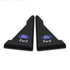 2/4PC Silicone Car Badge Door Corner Cover Bumper Crash Scratch Protector For Ford Fiesta Kuga Mustang ST Mondeo Explorer Escape
