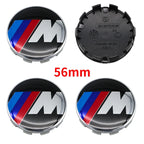 4Pcs 56mm 68mm Carbon Fiber Wheel Center Hub Caps 50th Anniversary Emblem for BMW M Power X5 E46 E90 F10 F30 G20