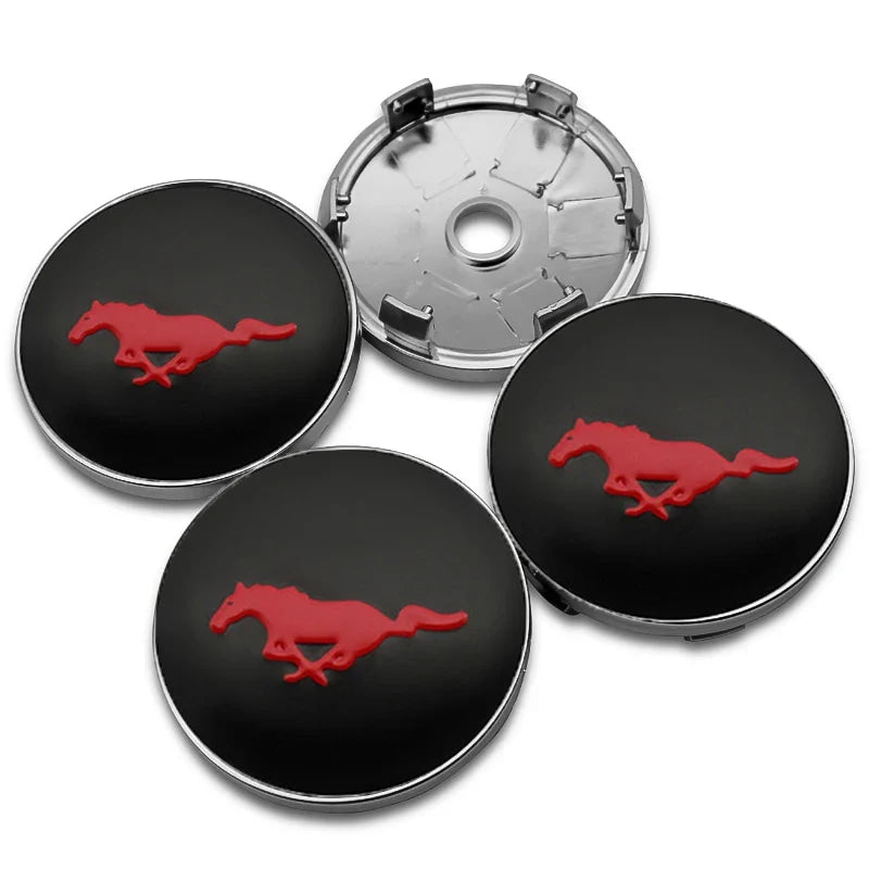 4pcs 56mm 60mm 54mm For Ford Ranger Focus Kuga Mustang Mondeo Fusion Esco Logo Car Wheel Center Hub Cap Rim Cover Emblem Sticker