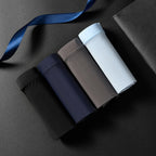 Men's Summer Ice Silk Boxers Briefs Underwear Lingerie Underpants Shorts Ultra-thin Breathable Sexy Seamless Panties