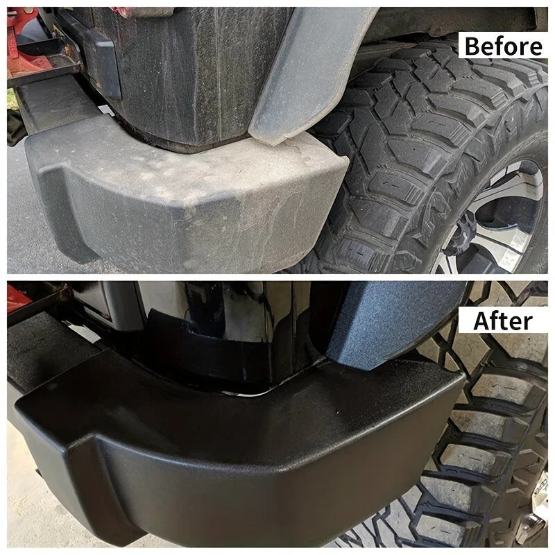 Black Universal Car Wax Paste: Dashboard Nano Crystal Coating, Interior Shine, Tire Protection and Oxidation Removal