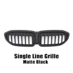 XVIP For BMW G20 3-Series G20 G21 G28 2019-2023 Front Bumper Hood Kidney Racing Grilles Replacement Black Diamond Meteor Style