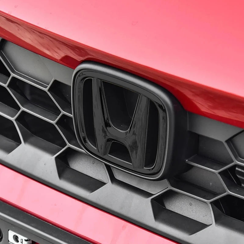 3D ABS Car Emblem Front Head Grill Hood Bonnet Emblem Rear Tail Bumper For Honda Civic 2006-2015 8th 9th 9.5th generation Civic