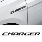 1PC 3D ABS Car Letter Logo Sticker Tail Bumper Badge Auto Rear Trunk Emblem Decals Accessories For Dodge Charger Caliber Journey