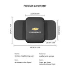 Car Armrest Cushion Leather Arm Rest Box Pad With Storage Bag For Chevrolet Corvette Montana TrailBlazer Silverado Traverse Bolt
