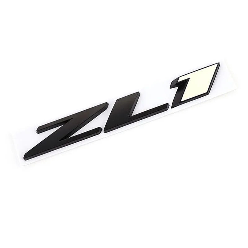 3D Metal Car Stickers ZL1 Emblem Fender Trunk Badge For Chevrolet Camaro ZL1 Cruze Z71 Aveo Captiva Car StylingAccessorie