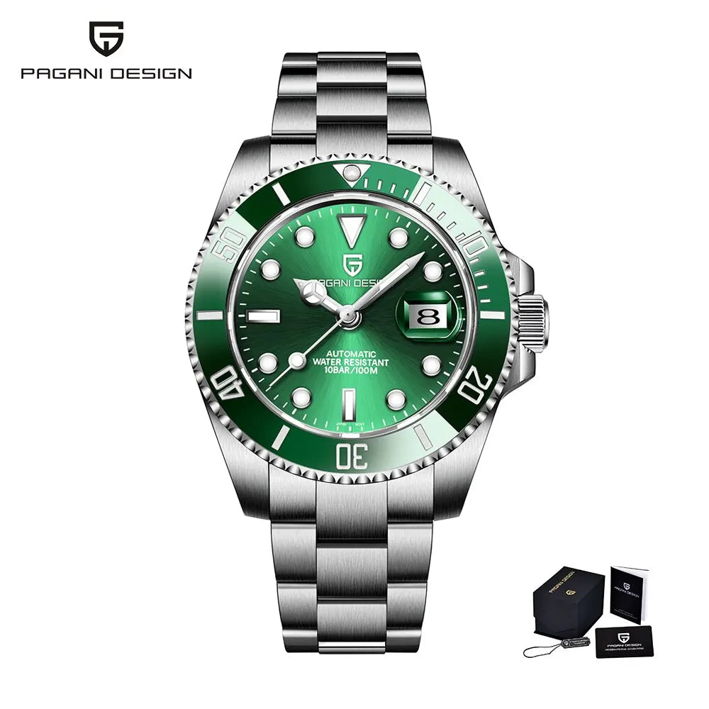 PAGANI Design 2026 New Men Automatic Mechanical Watches Miyota 8215 40mm Stainless Steel Waterproof Watch Relogio