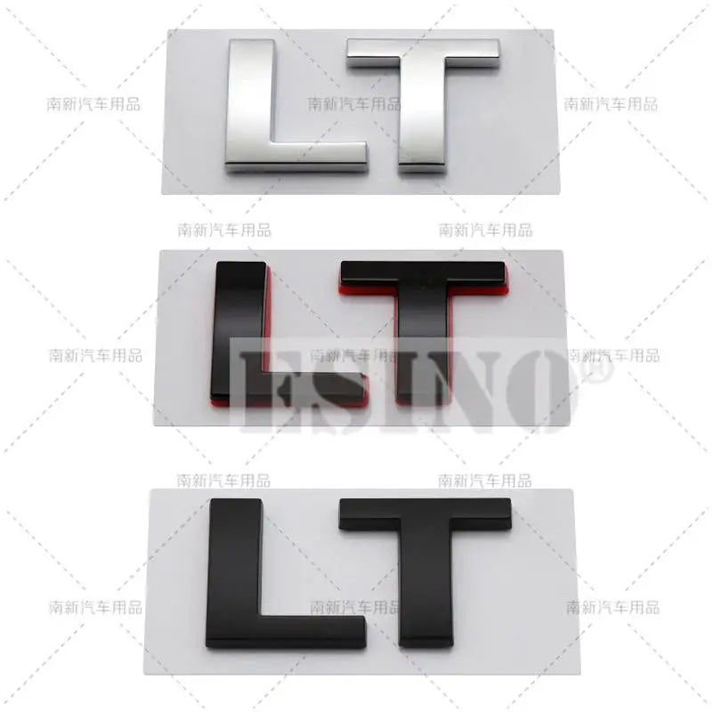 Car Styling LT 3D ABS Badge Body Adhesive Emblem Sticker Decal  for Chevrolet Silverado Suburban Tahoe Offroad 4X4