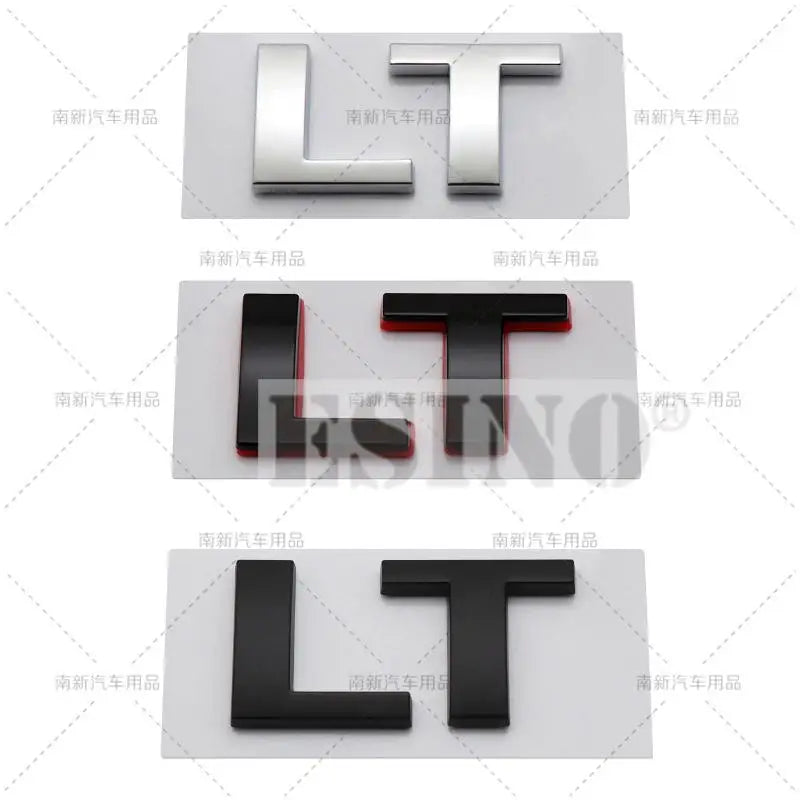 Car Styling LT 3D ABS Badge Body Adhesive Emblem Sticker Decal  for Chevrolet Silverado Suburban Tahoe Offroad 4X4