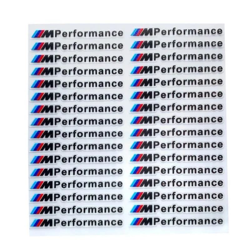 Car Decoration Strip Trunk Sticker Decals Decal For Bmw M Power Performance E93 F10 F20 F30 F40 F25 F26 F31 M3 M5 X1 X3 X5 X6 X7