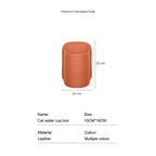 For Toyota Car Door Water Cup Holder Back Seat Drink Rack Leather Storage  Corolla Yaris Prius Camry Auris Avensis car sticker