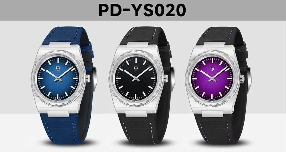 PAGANI DESIGN Men's Sport Quartz Watches Ultra-Thin 7mm Series 222 Sapphire Stainless Steel Waterproof Watches for Man