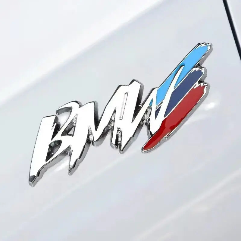Metal BMW Badge Stickers Body Trunk Decoration Accessories For BMW M Power Performance E90 E91 E92 E93 X1 X3 X5 X6 M3 M5 F18 E63