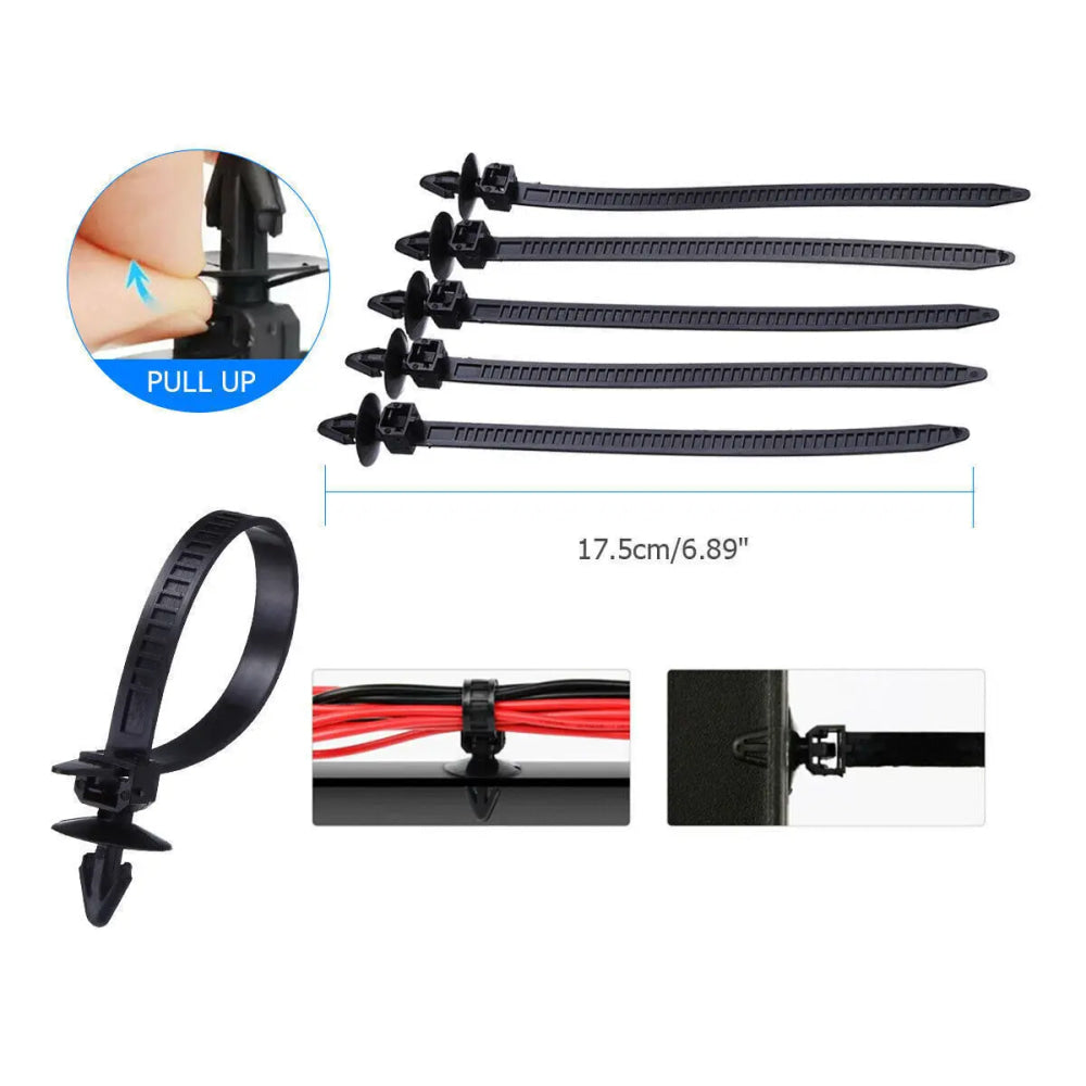 750 Pcs Car Retainer Clips Auto Fasteners Push Trim Clips Pin Rivet Bumper Kit Accessories