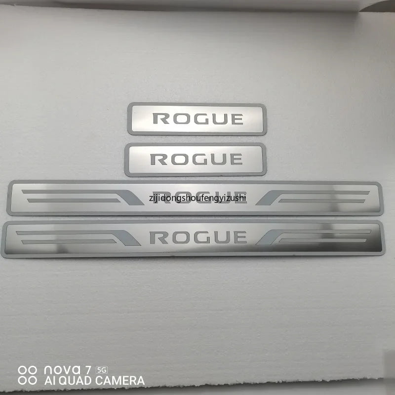 For Nissan ROGUE 2014 2015 2016 2017 2018 2019 2020 2021 Stainless Steel Door Sill Scuff Plate Welcome pedal Car Accessories