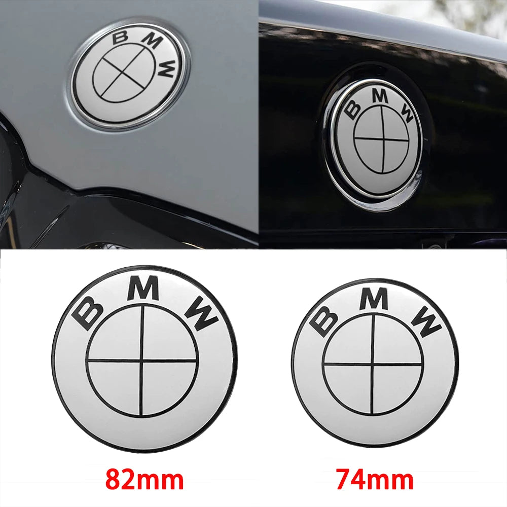 45/74/82mm automobile ABS front and rear logo hub covers are suitable for BMW Group's new badge decoration accessories.