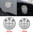 45/74/82mm automobile ABS front and rear logo hub covers are suitable for BMW Group's new badge decoration accessories.