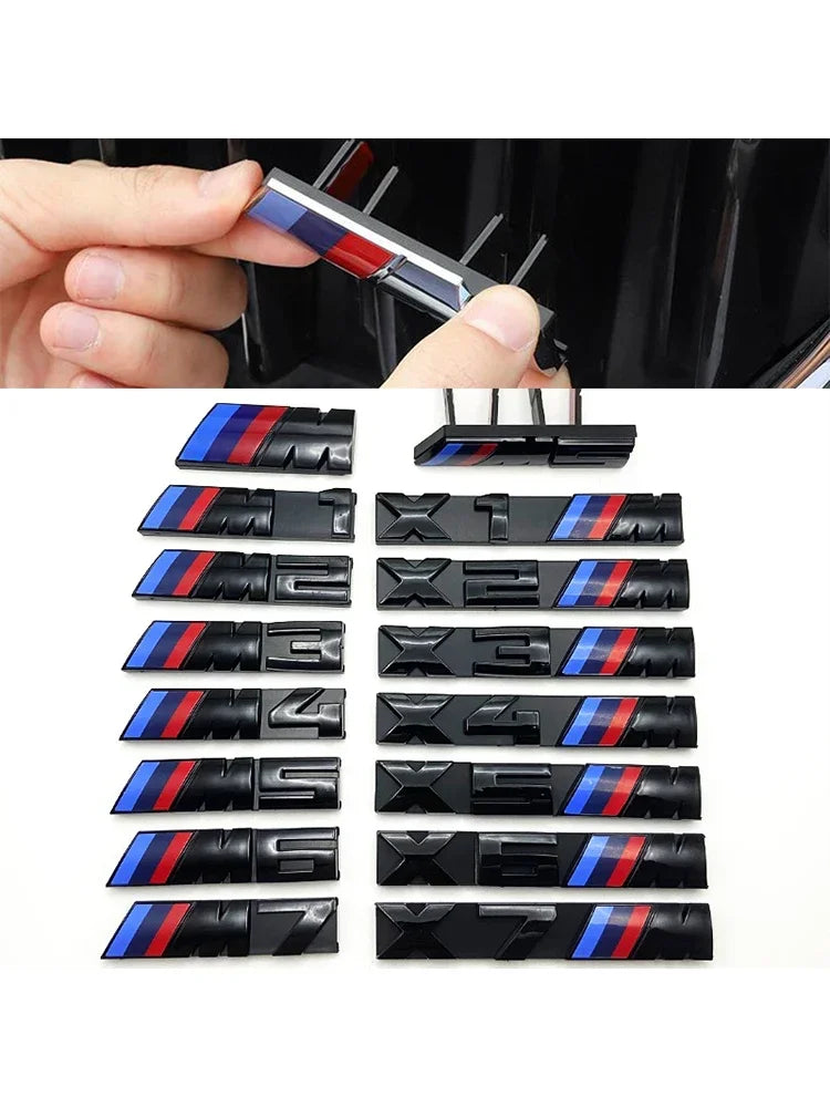 bbb 3D Car Front Grille M Badge Emblem Decoration Accessories BMW M3 M4 M5 G42 G30 G20 E90 E90 E93 E60 F10 F07 F34 F30 F20 G05