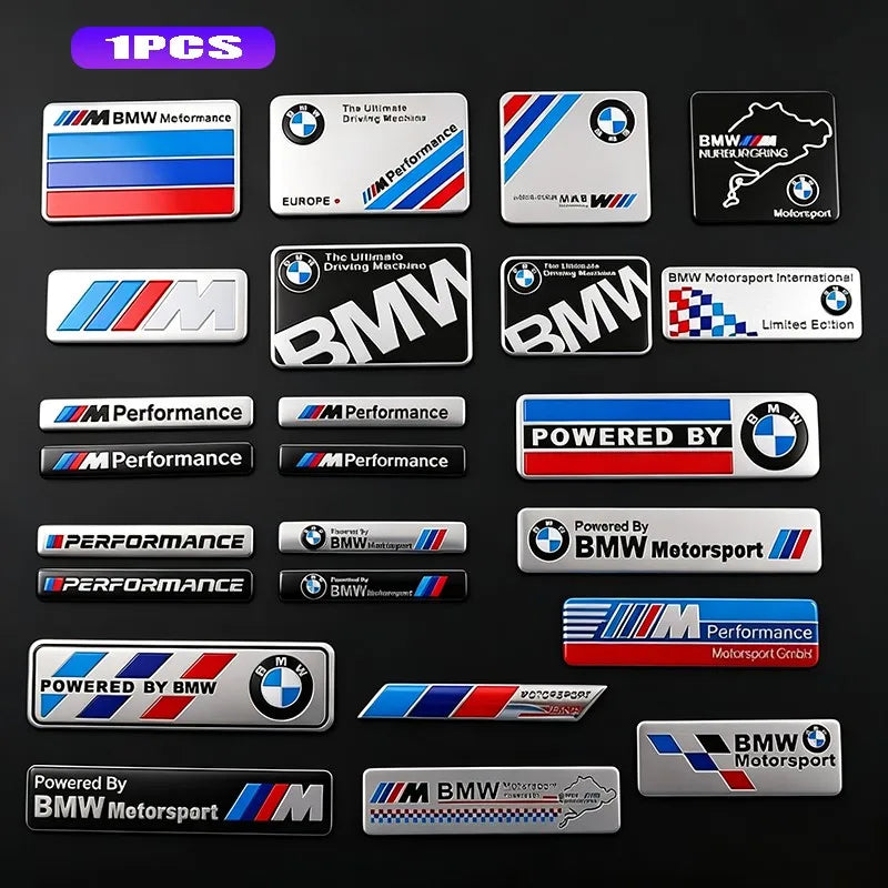 1Pcs 3D Metal Rear Trunk Body Decal Sticker Accessories For BMW X1 X2 X3 X4 X5 X6 X7 iX3 E39 E46 E60 E70 E90 E92 F07 F10 F20