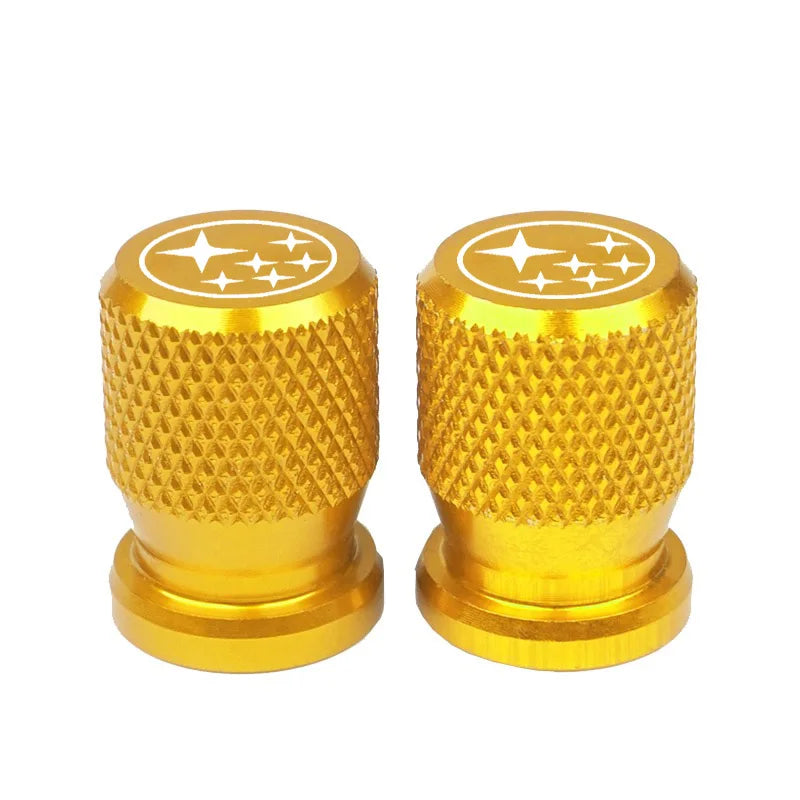 Wheel Tire Valves Tyre Stem for Subaru Impreza Forester Tribeca XV BRZ Air Caps car+accessories interior sticker decor styling