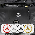 1PCS 70mm Metal Car Engine Emblem Hood Decoration Stickers Accessories for Mercedes Benz AMG W204 W205 W211 CLS CLA Smart Fortwo