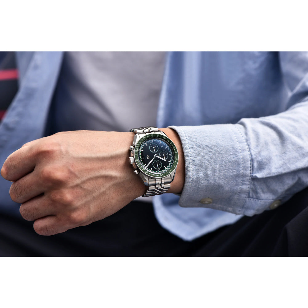 PAGANI DESIGN 2026 New Men's Watches Sport Quartz Watch For Men Racing Chronograph Waterproof AR Sapphire crystal Wristwatch Men