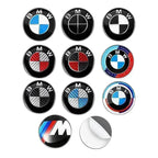 45MM Car Steering Wheel Badge Emblem Sticker Auto Styling For BMW 1 3 5 7 Series M Performance M3 M5 F01 F20 F10 F13 F16 F34