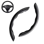 Universal Non-Slip Carbon Fiber Car Steering Cover Steering Wheel Booster Cover for Car Anti-skid Accessories