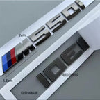 5.5cm for M logo new gray ABS sticker trunk badge for BMW X1M X2M X3M X4M X5M X6M X7M M1M2M3M4M5M6M7M8